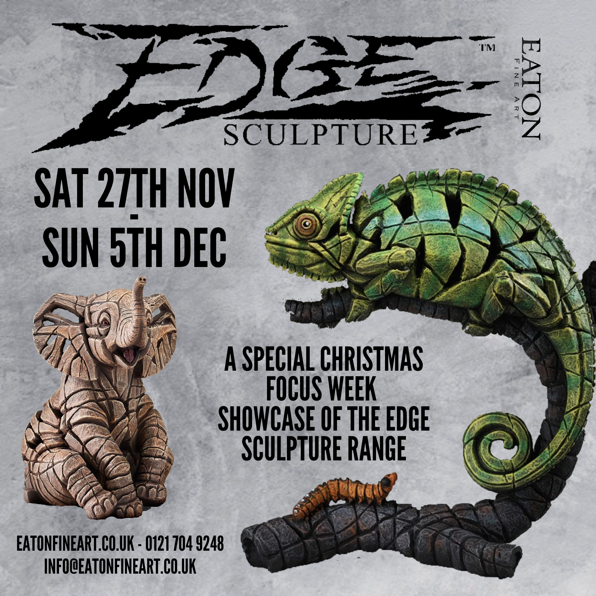 Edge Sculpture Week – Sat 27th Nov – Sun 5th Dec