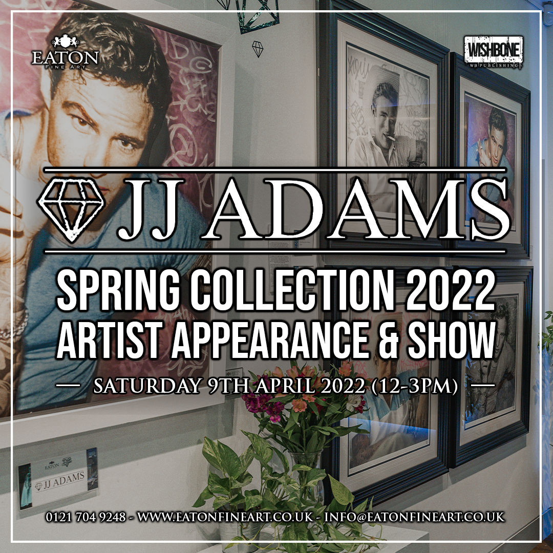 JJ Adams Artist Appearance – Sat 9th April 12-3PM