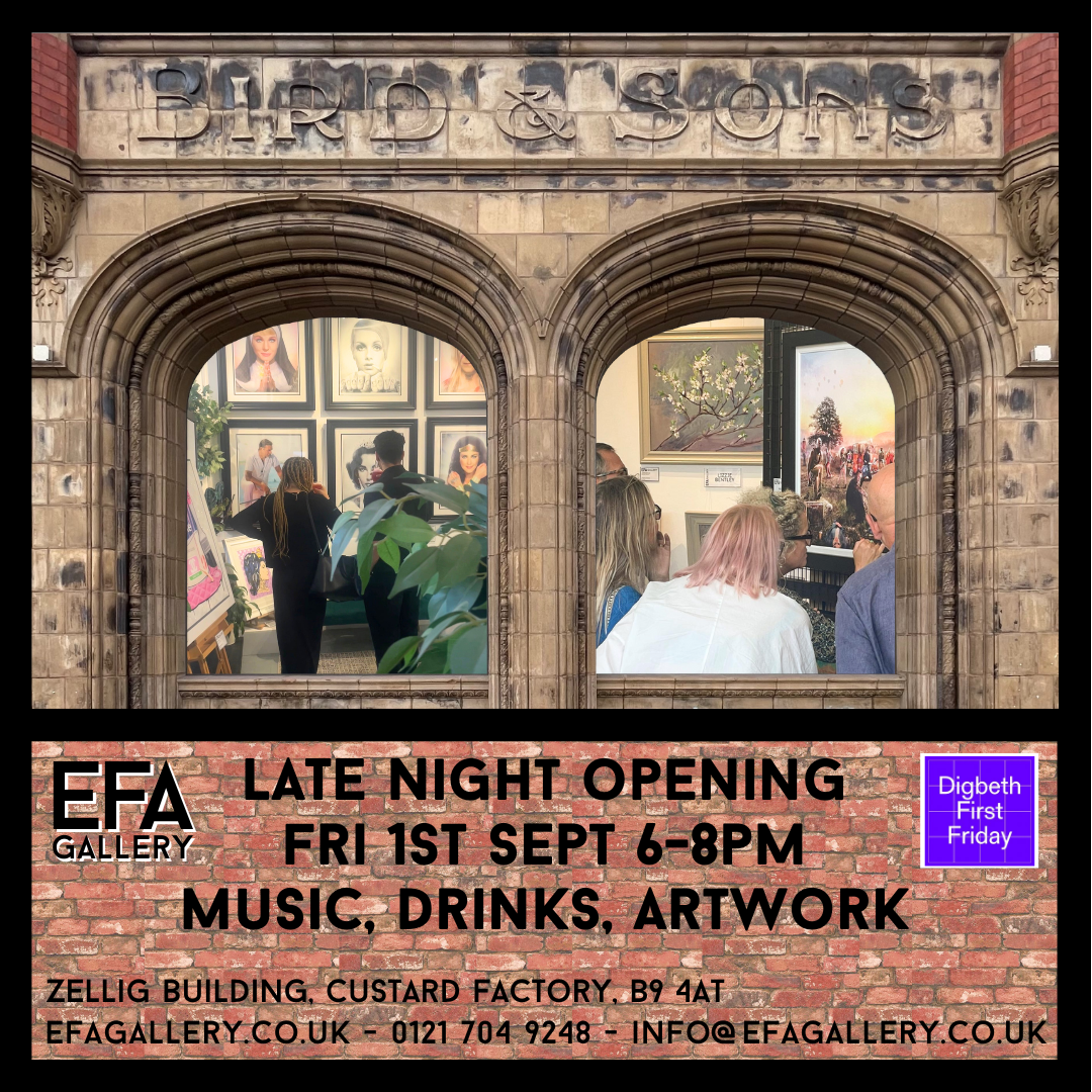 Late Night Opening Friday 1st Sept 6-8PM