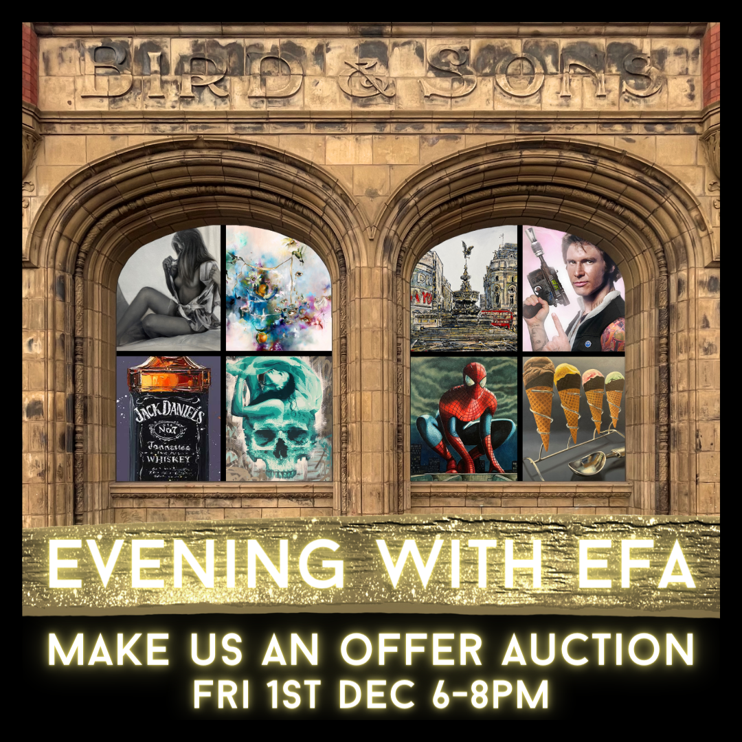Evening with EFA – Make Us An Offer Auction – Friday 1st Dec 6-8PM